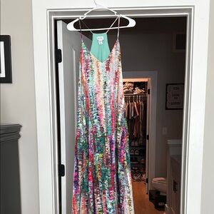 Nicole Miller Multicolor Maxi Dress
